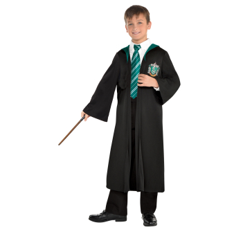 Slytherin Schulrobe Mantel mit Kapuze 8-10 Jahre