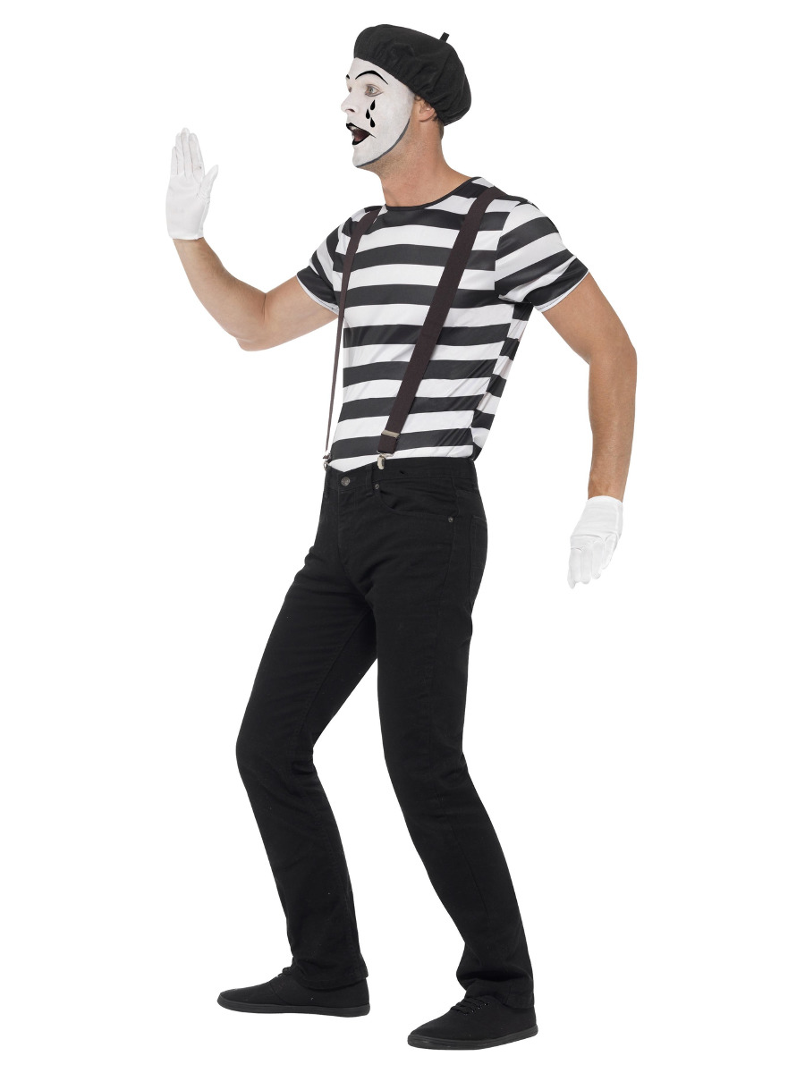 Pantomime Kostüm Set für Herren MEDIUM