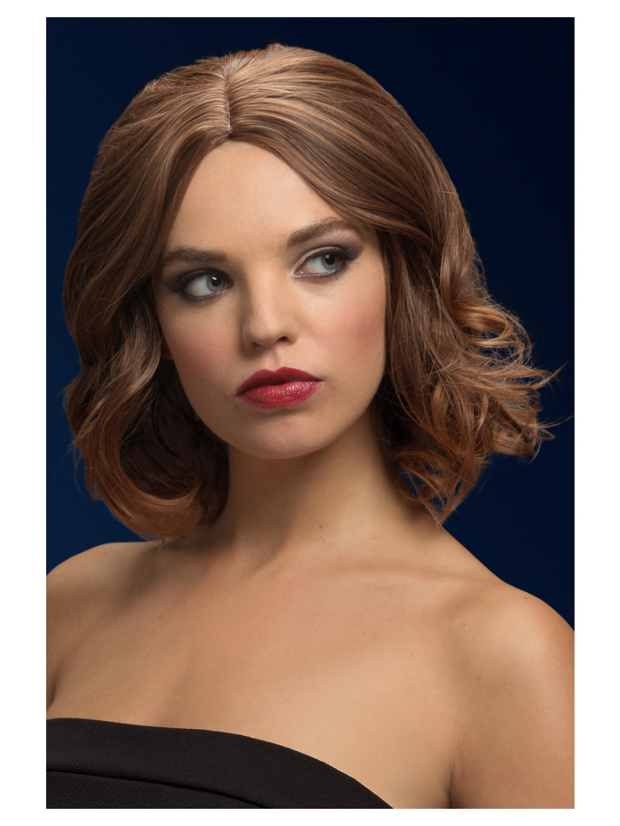 OLIVIA Perücke hellbraun Premium Qualität