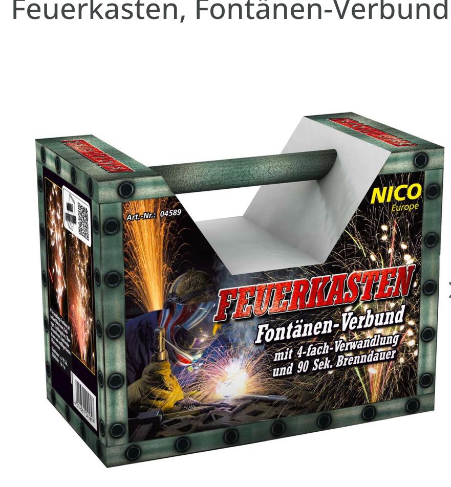 Fontänenbatterie Feuerkasten ca.90sec