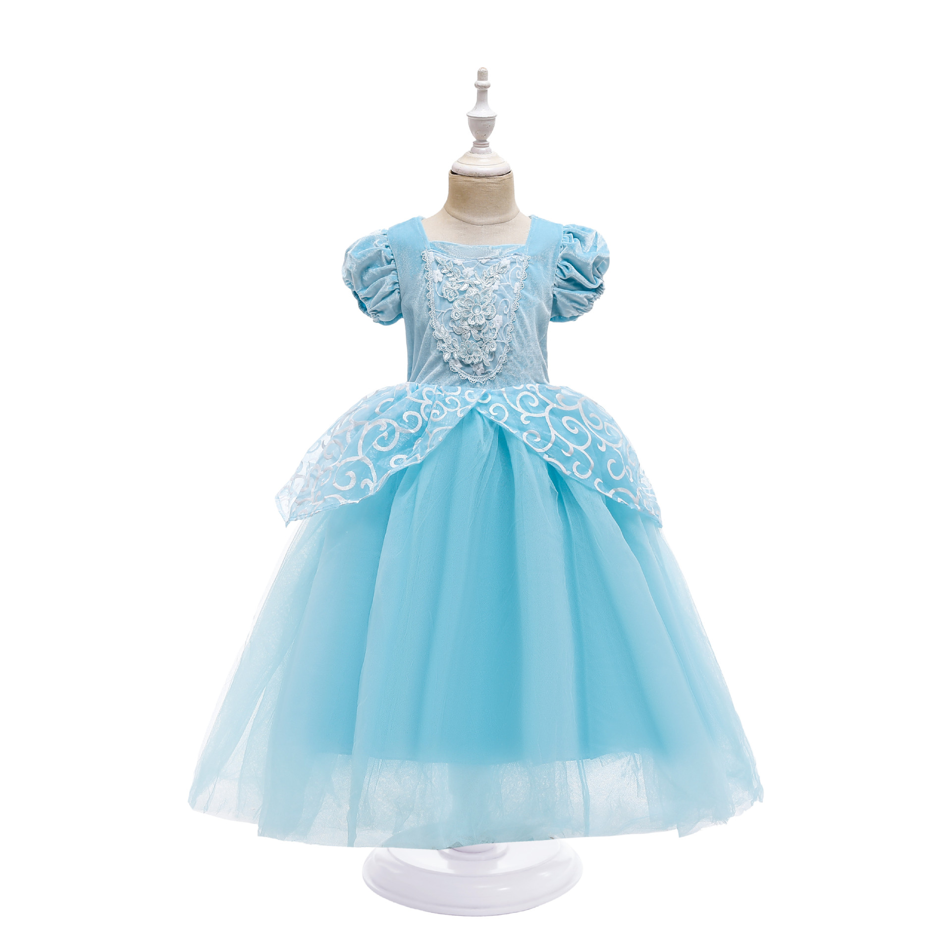 Prinzessin Kleid blau 116