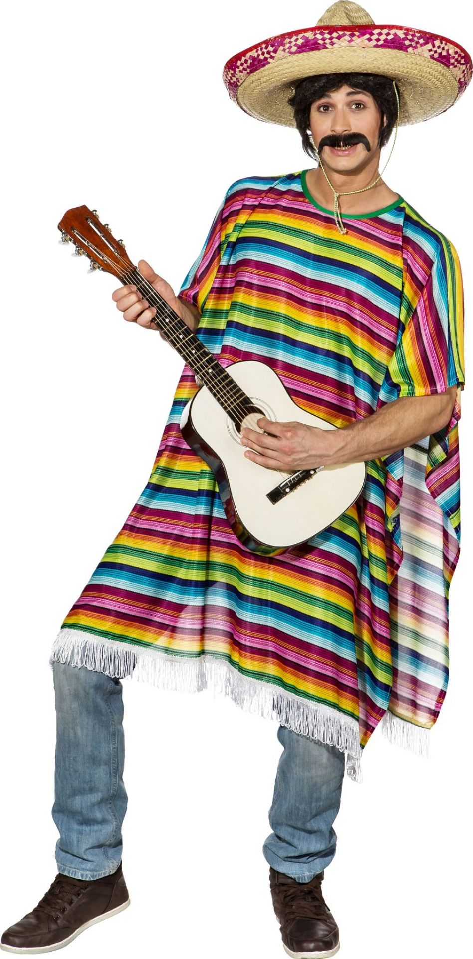 Poncho einfach bunt