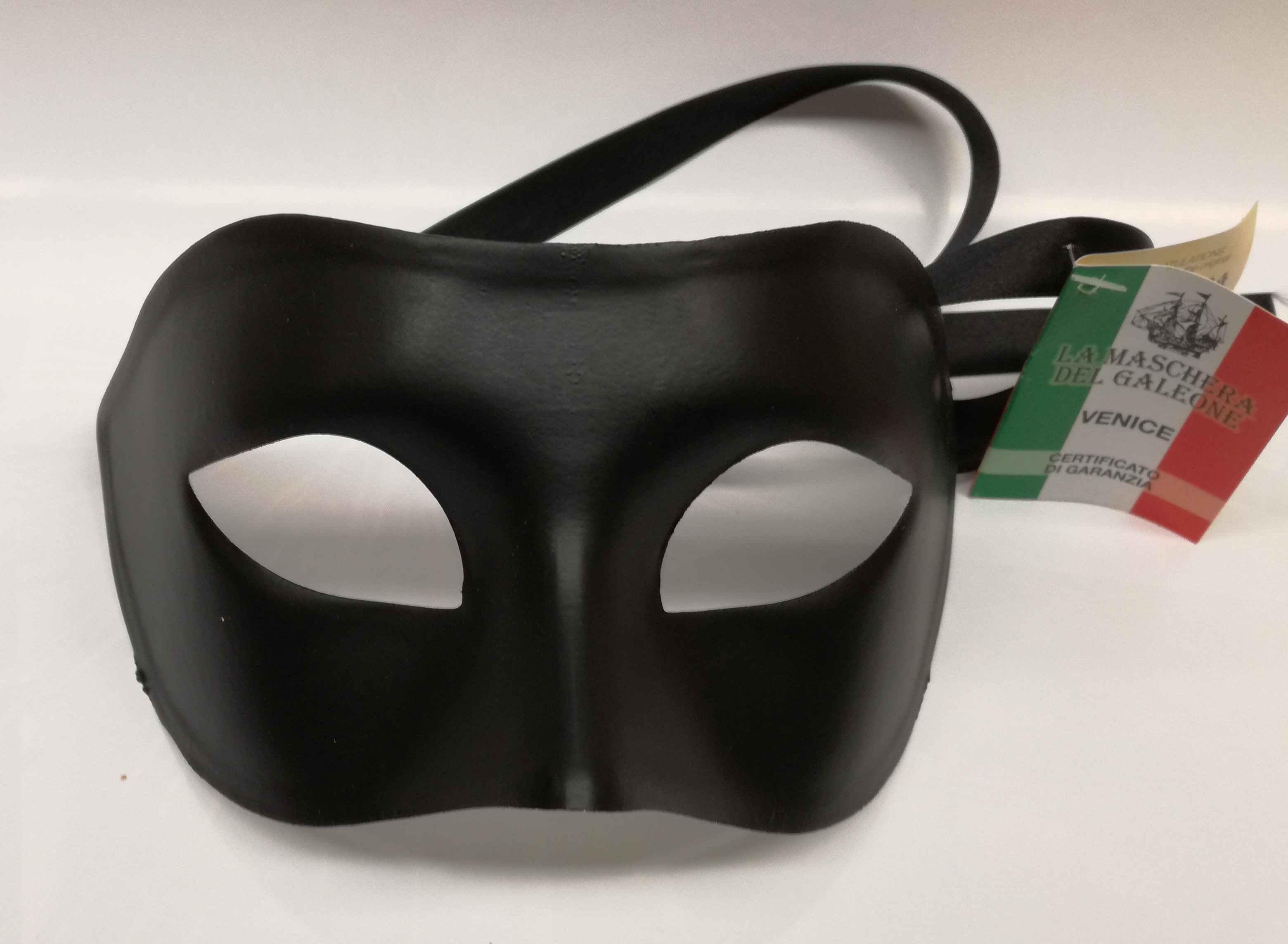 Venezianische Herren Maske schwarz