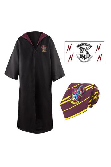 Harry Potter Mantel Gryffindor X-SMALL m.Krawatte+Tattoo