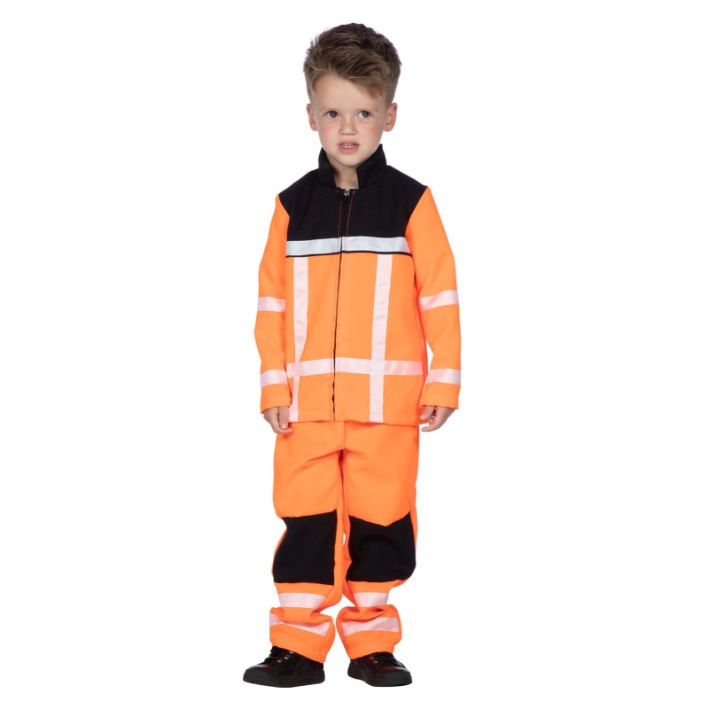 Oranger Arbeits Anzug Gr.116