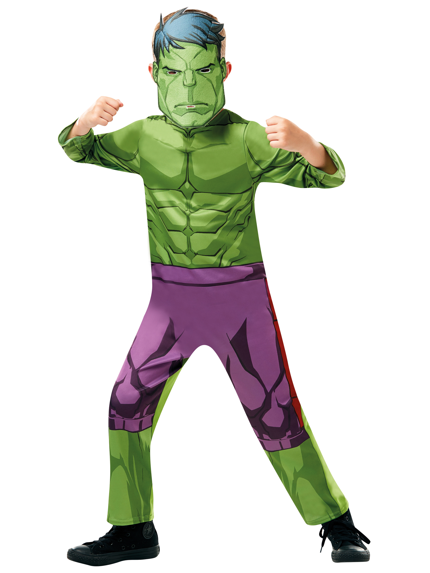 HULK Overall Gr.116 - 5-6 Jahre mit Maske