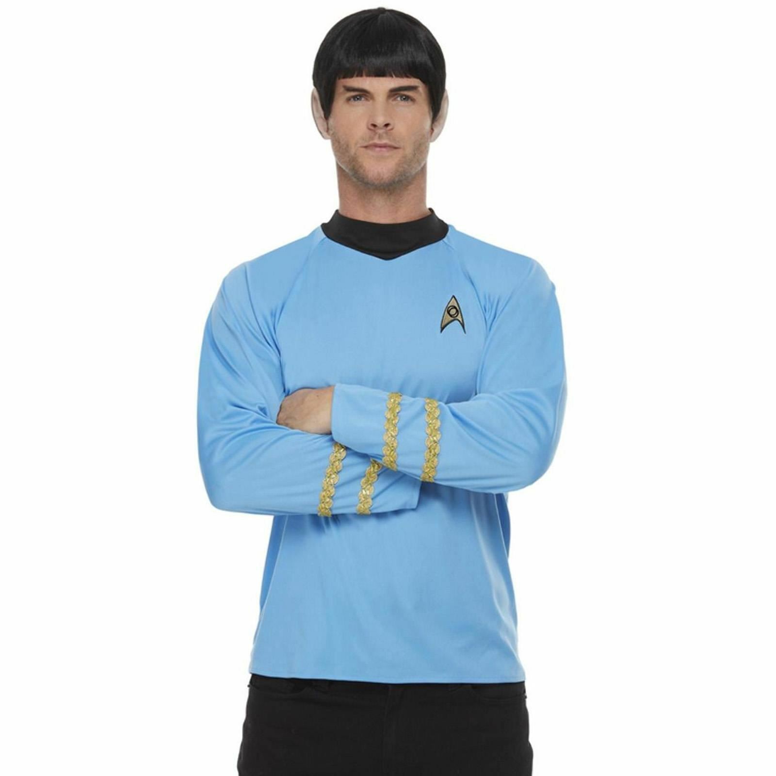 Star Trek Hemd Mr.Spok SMALL blau