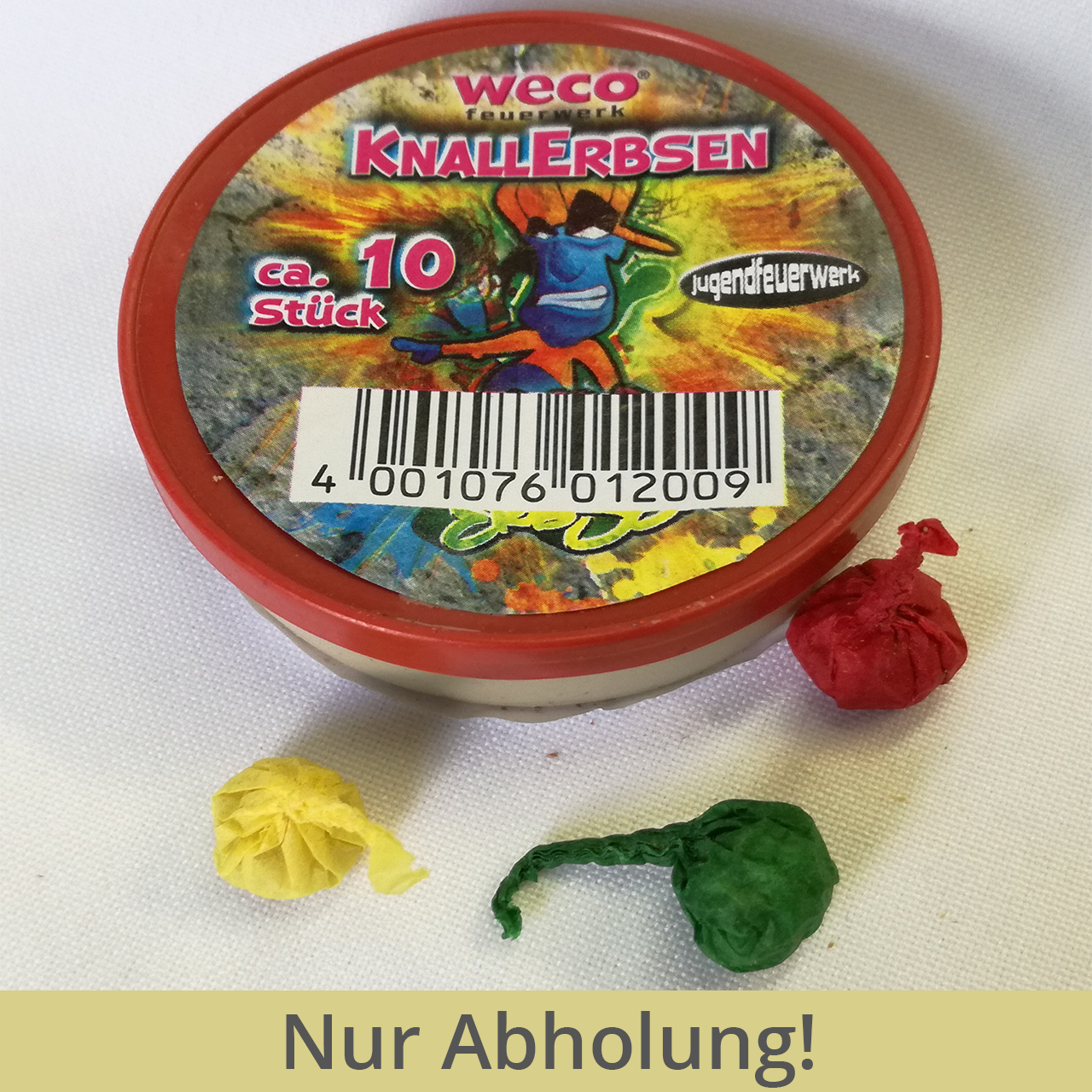 Knallerbsen  10 Stück in Dose