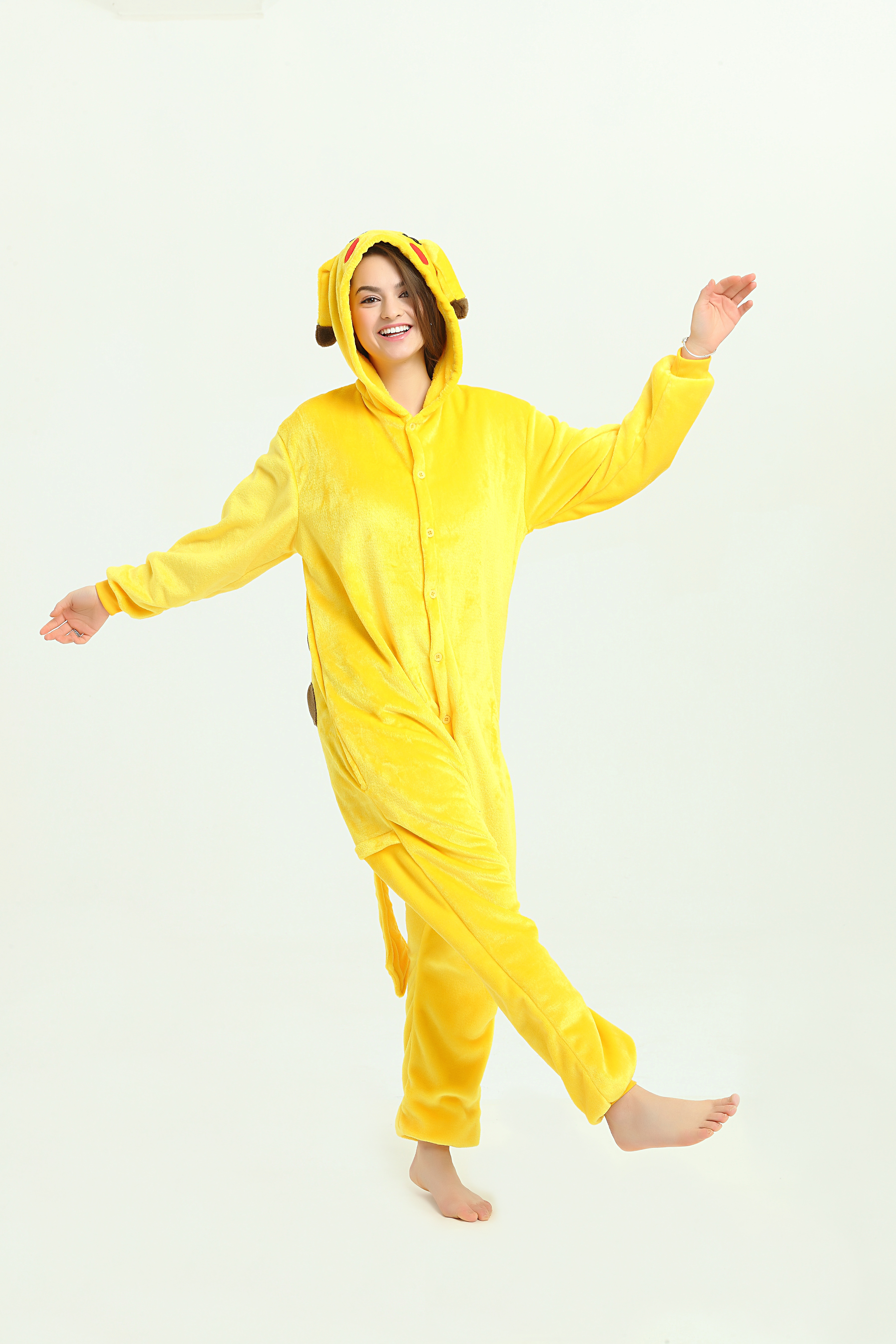 Gelber Comic Overall  XS/S für Erwachsene