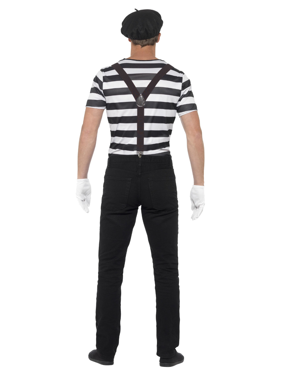 Pantomime Kostüm Set für Herren MEDIUM