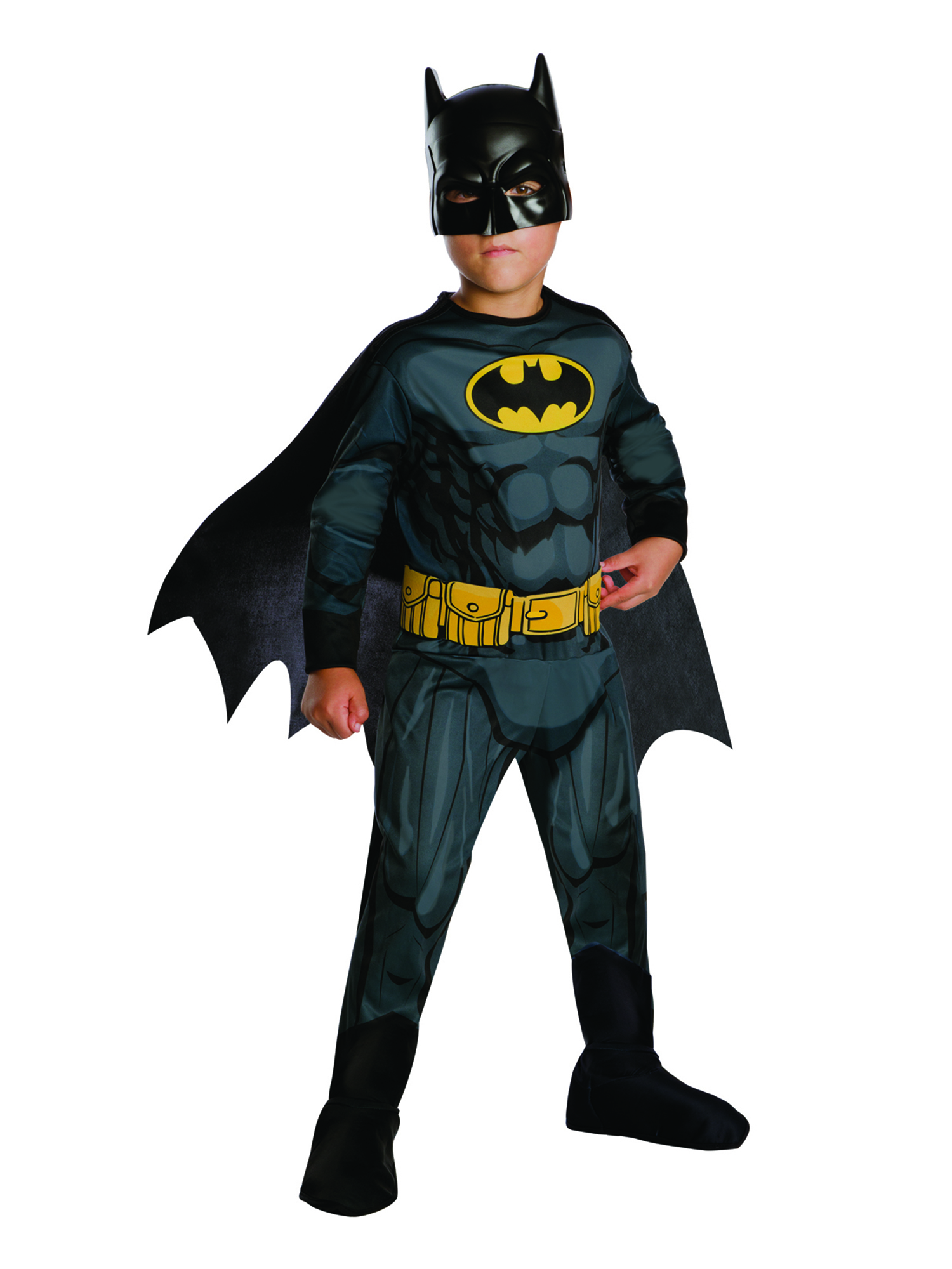 Batman Overall Gr. 152  (L) Gürtel/Cape/Maske