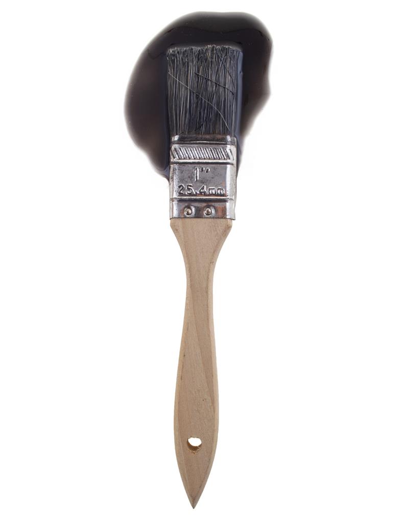 Scherz Pinsel mit Farbfleck