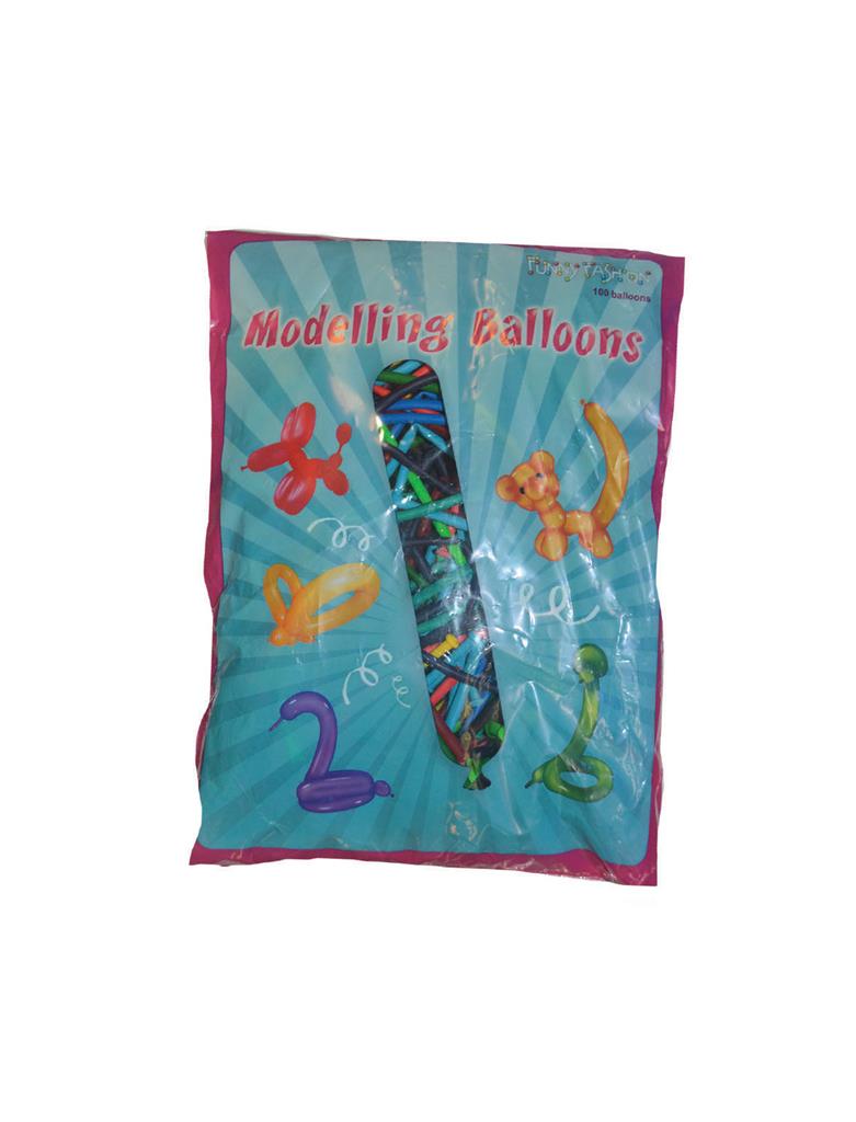 100er Pkg. Modellierballons D:3cm L:155cm bunt