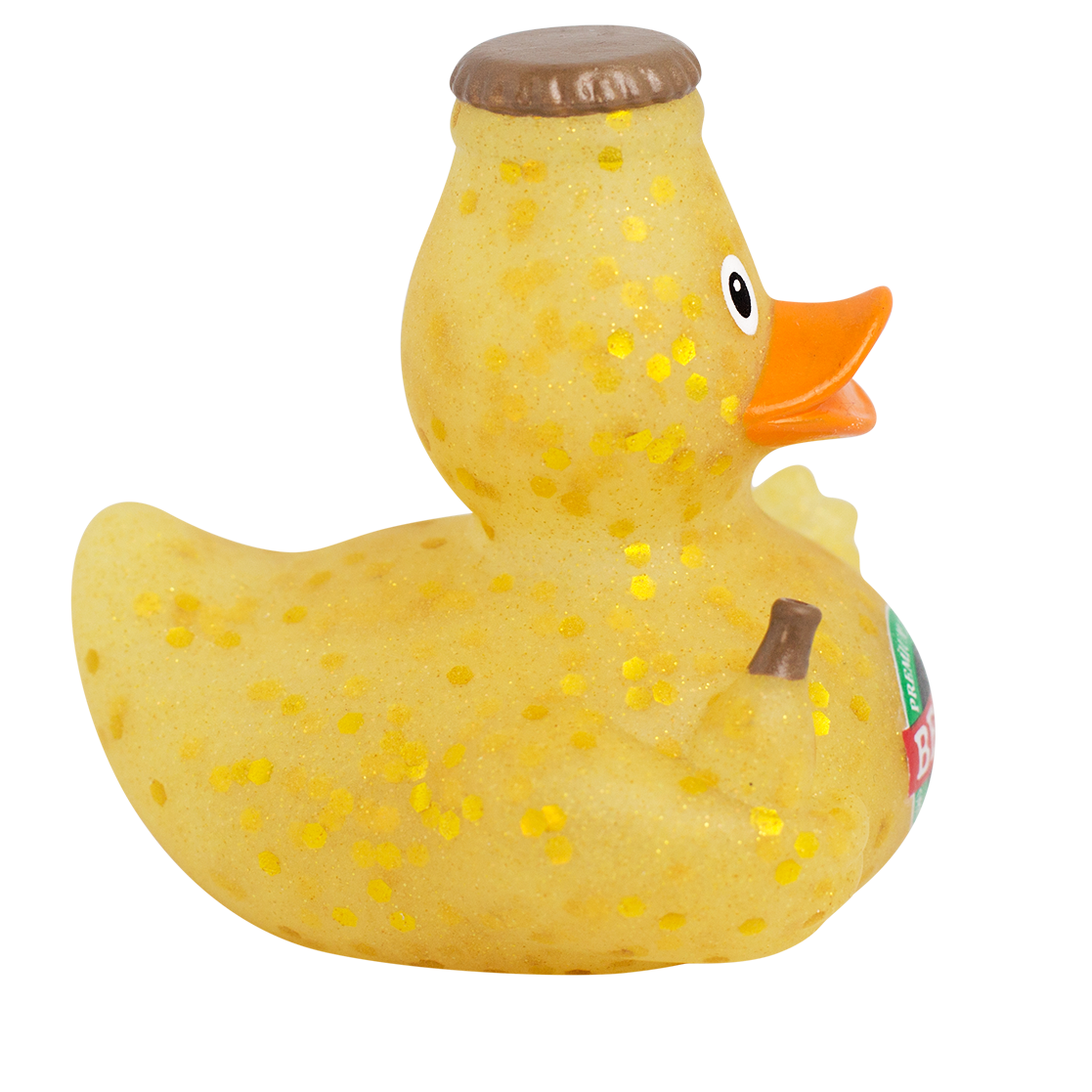 Badeente Bierflasche  ca. 8,5cm