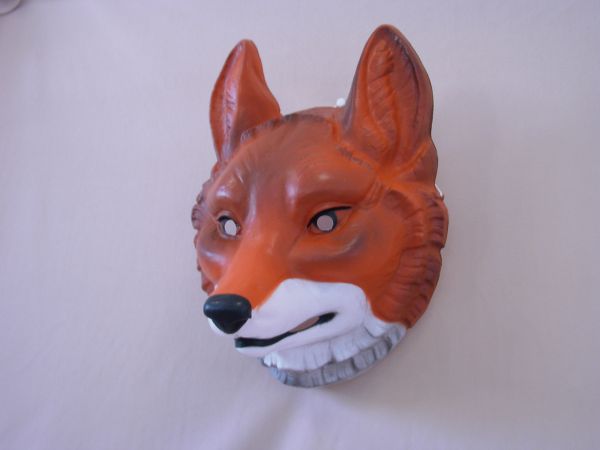 FUCHS Maske Plastik für Erwachsene