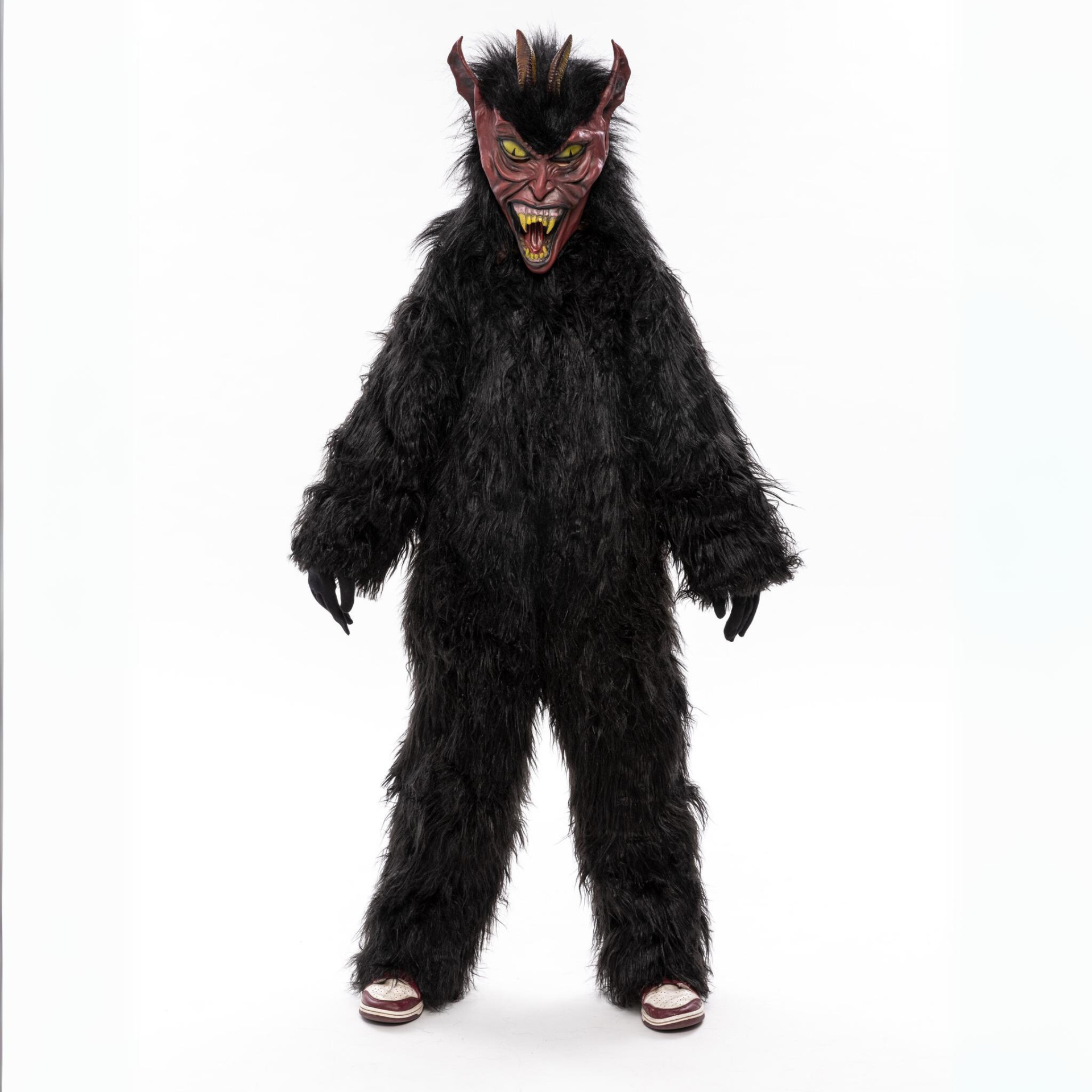 Krampus Kombi Overall Größe 152 mit Erwachsenen Maske