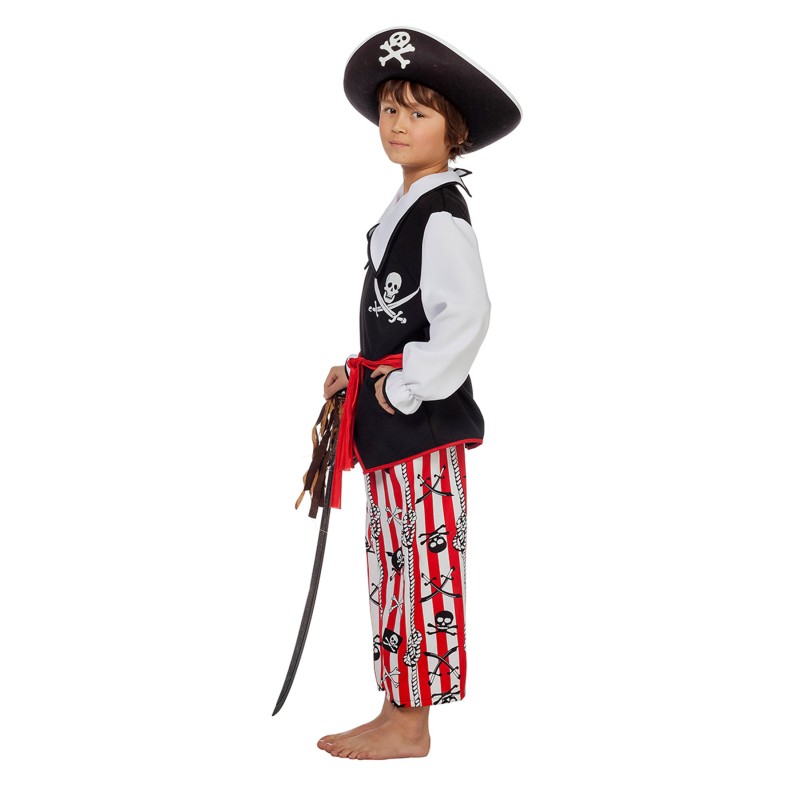 Piraten Kostüm Gr. 128 Oberteil und Hose