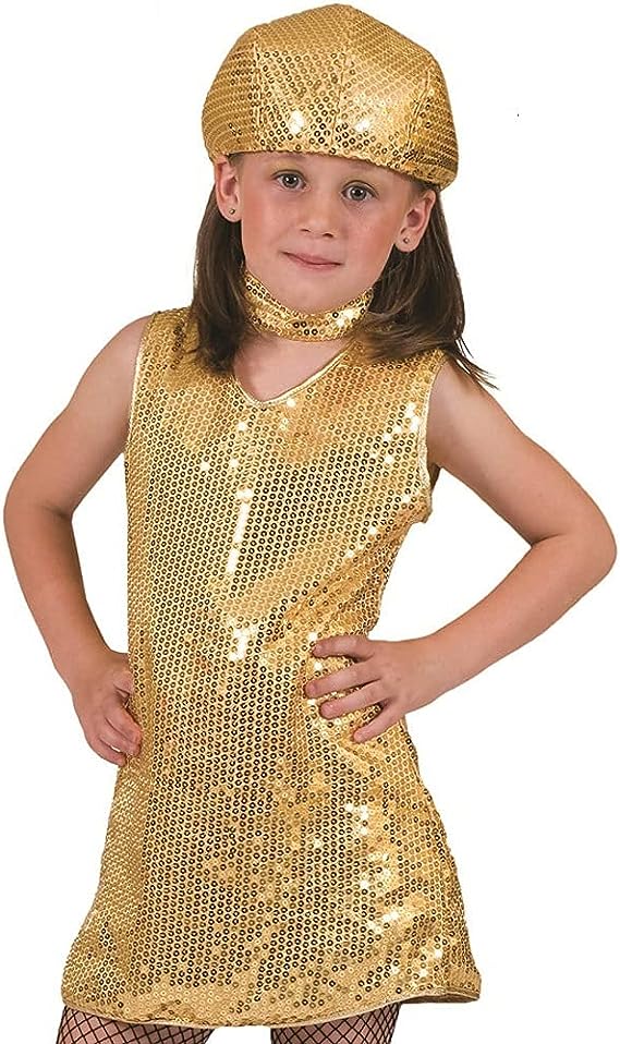 Disco Kleid   gold  116