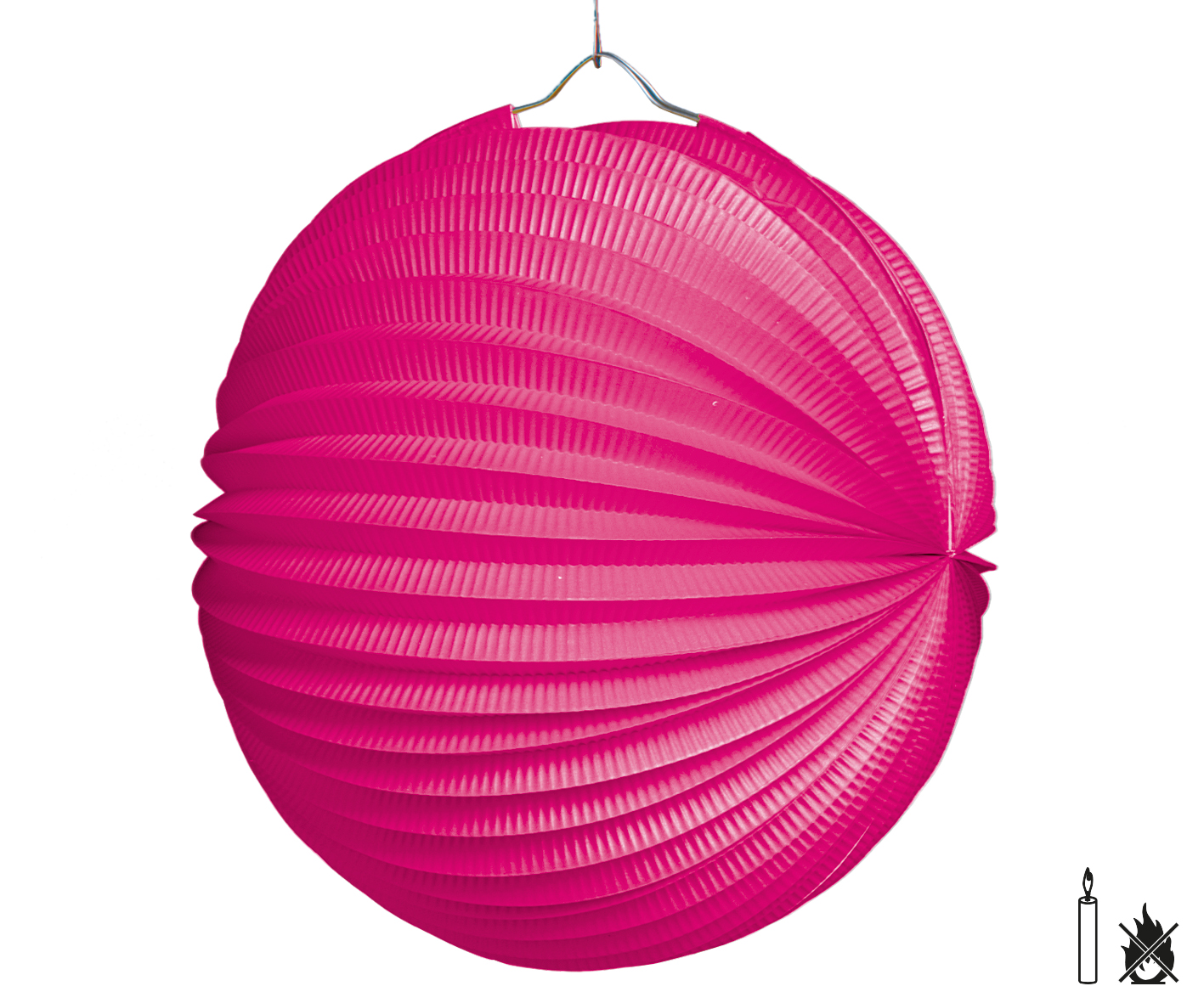 Lampion PINK rund   D:25cm