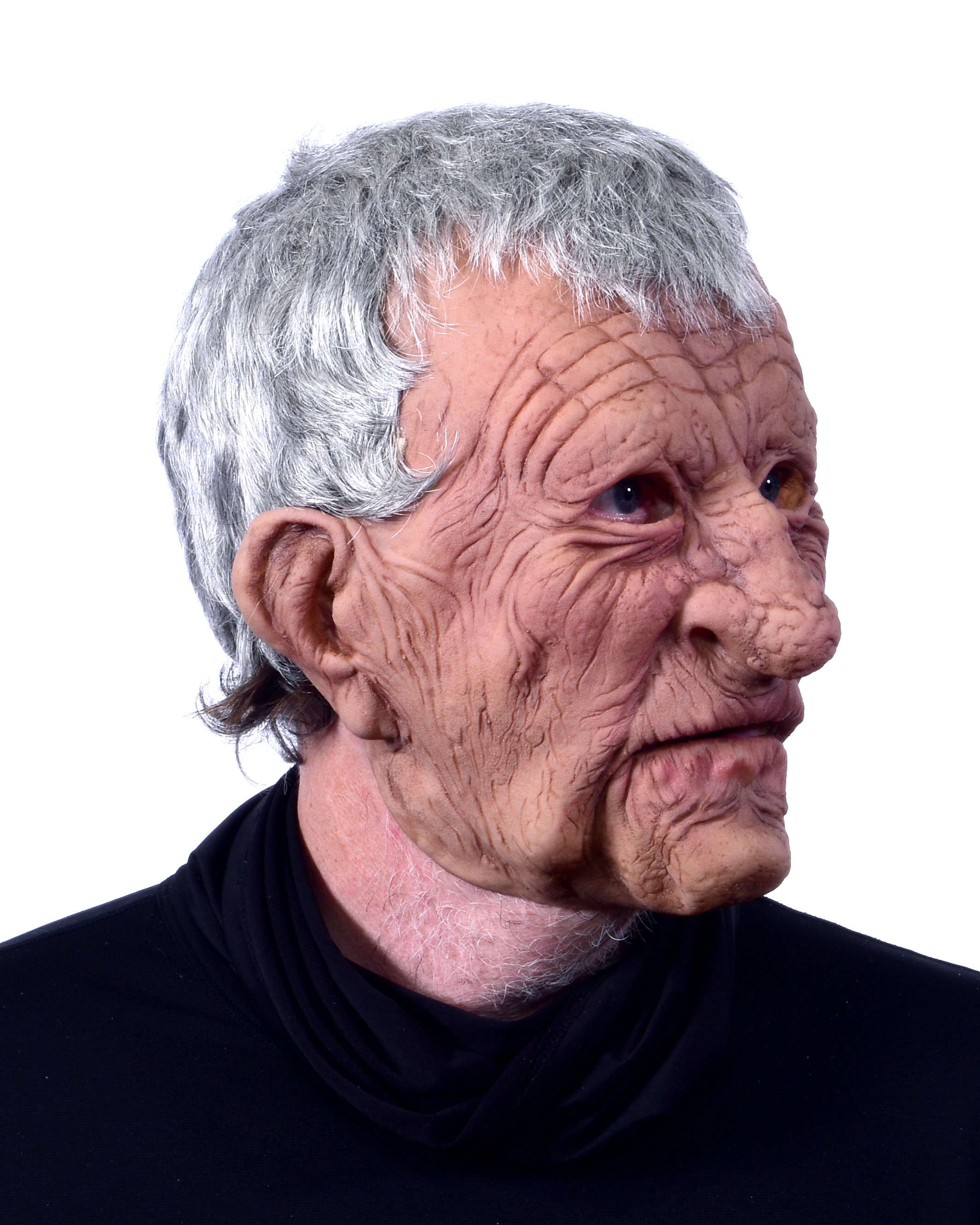 Latex Maske Fritz  Alter Mann SuperSoft beweglicher Mund