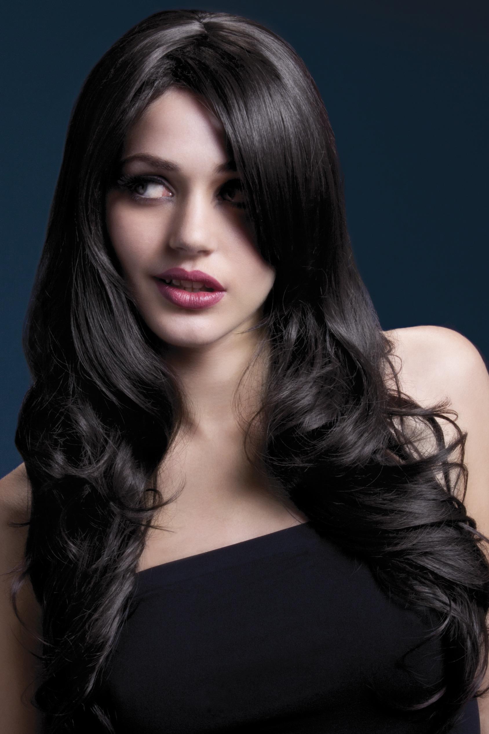 Nicole Langhaar Perücke braun Premium Qualität