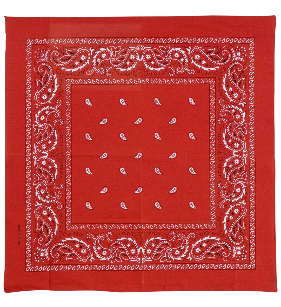 Cowboy Halstuch Bandana rot 100% Baumwolle  *)