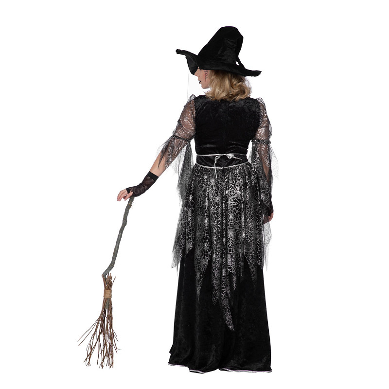 Spider Witch Kleid  Gr.46 silber-schwarz