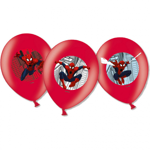6 Stück Luftballons "Spiderman"