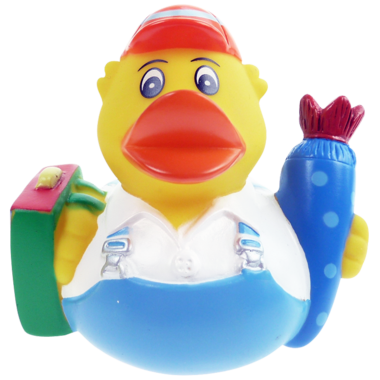 ABC Schütze  Badeente blau 8cm