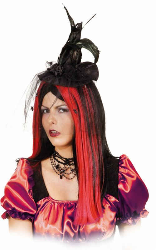 Mini Hut "schwarze Hexe" m.Spinne  *)