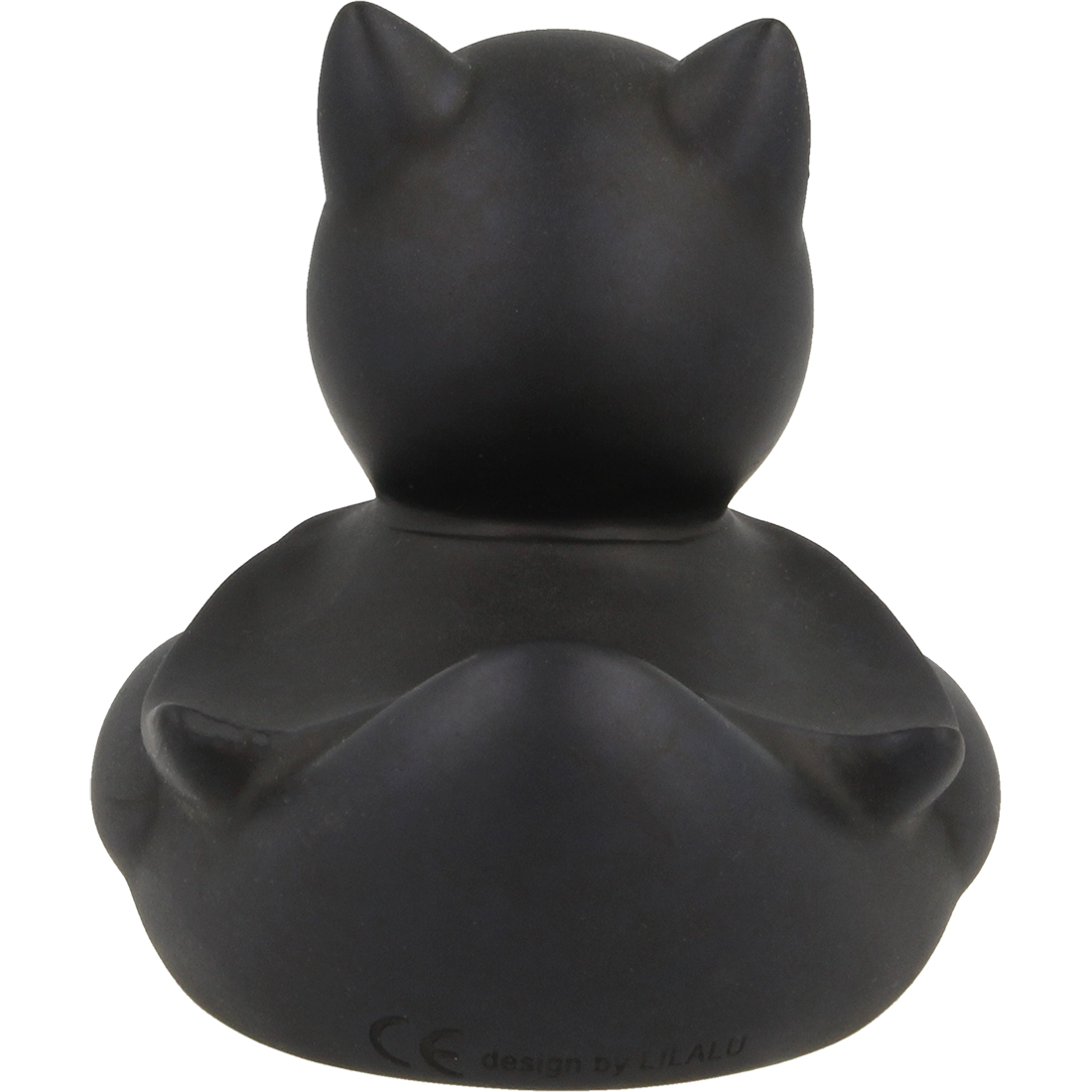 Badeente "Dark Bat" schwarz-gelb ca. 8,5cm