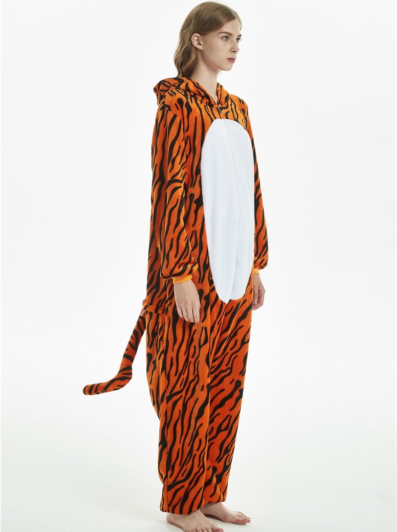 TIGER Kostüm Overall  SMALL für Erwachsene