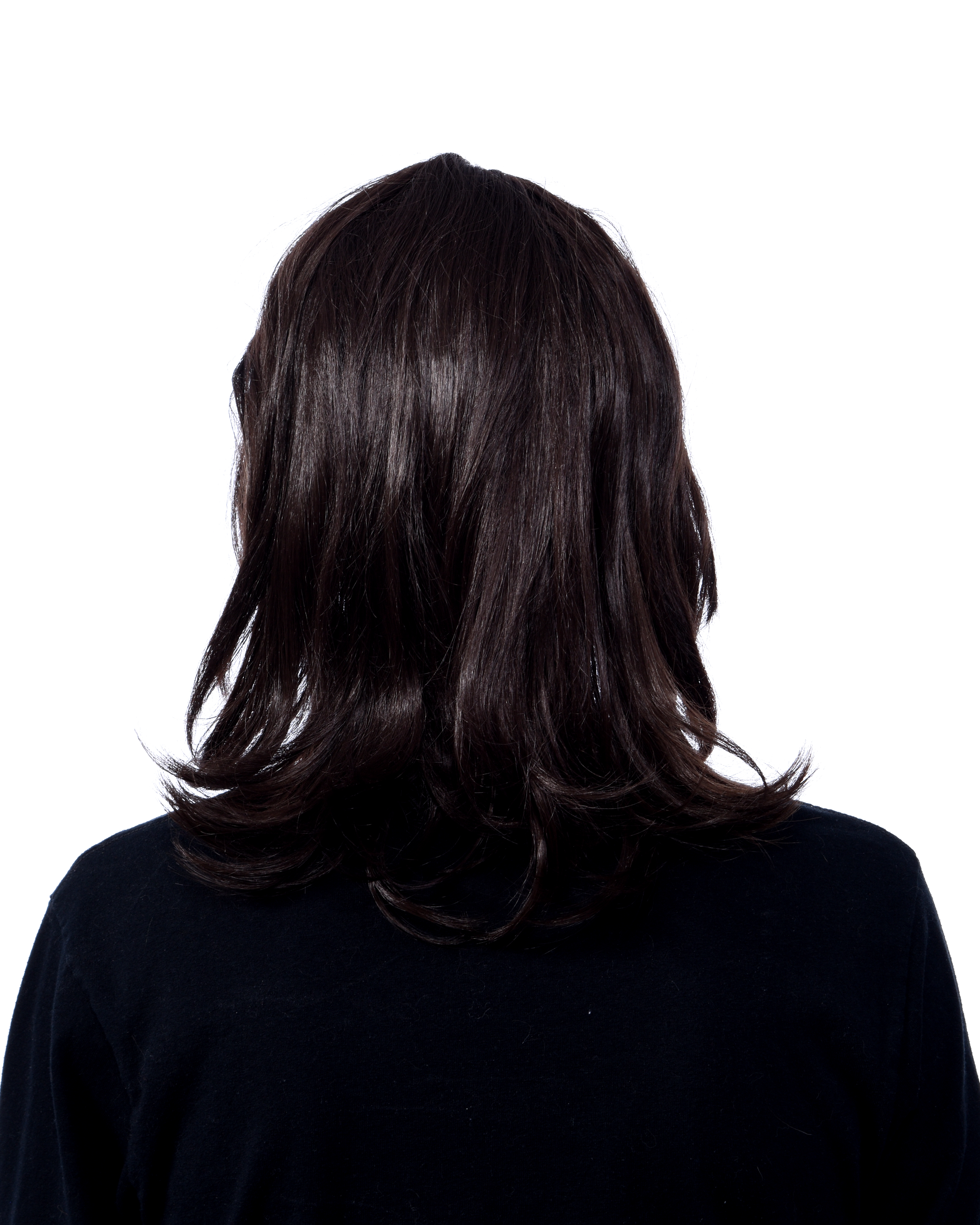 Madam Sylvia Soft Latex Maske mit braunen Haaren