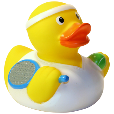 Tennis Star  Badeente 8cm