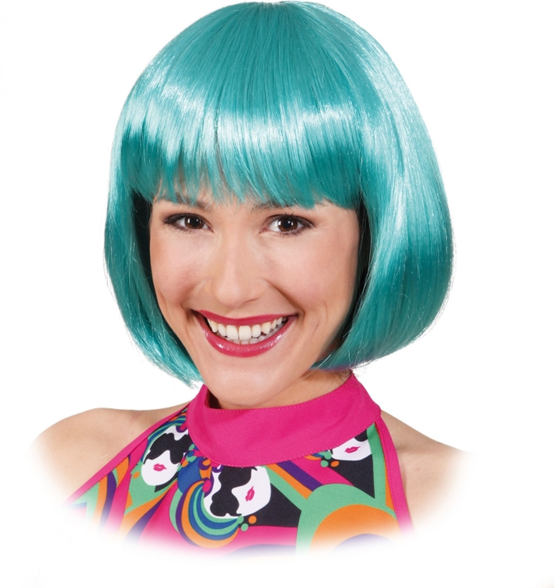 Pagenkopf Perücke Sexy Lola mintgrün