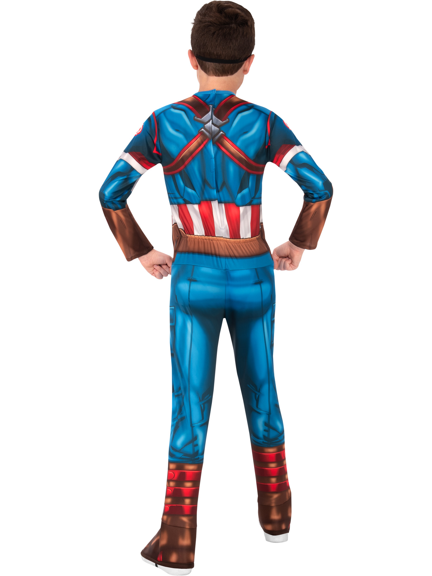 Captain America Deluxe Kostüm Gr. 140   (M)