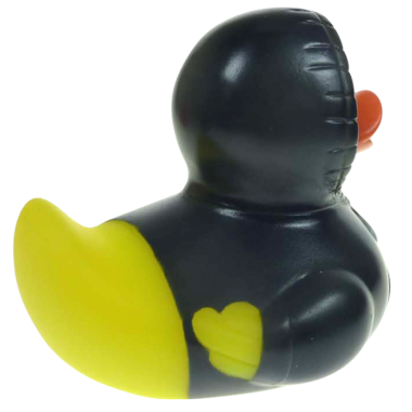 Badeente mit blauen Hoodie  8cm