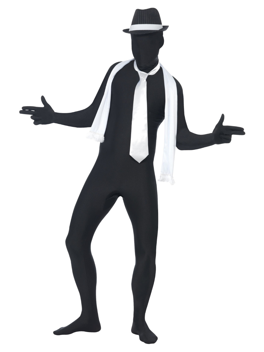 Schwarzer Ganzkörperanzug LARGE  *)