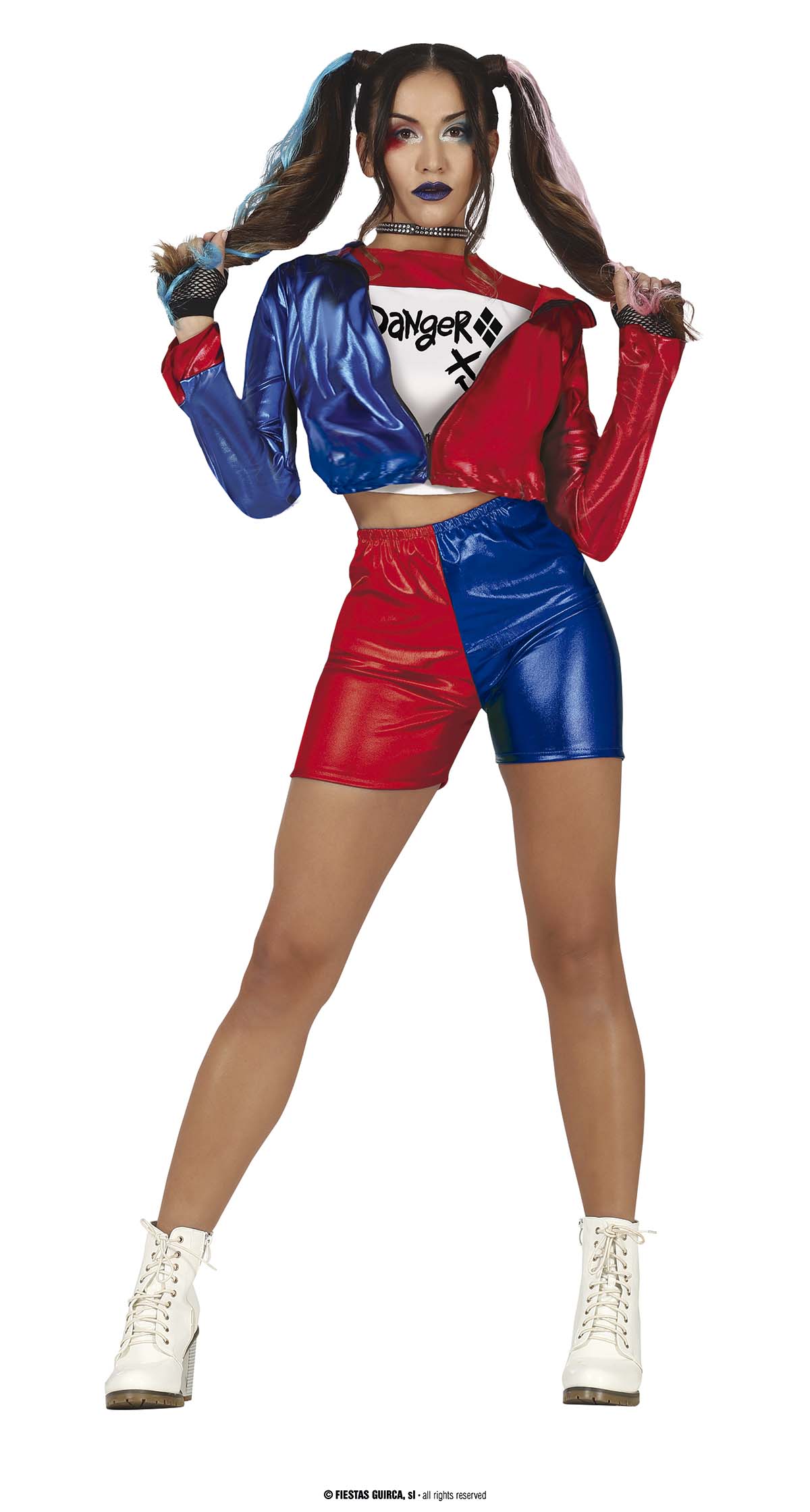 Dangerous Girl  38/40  M blau-rot-weiß