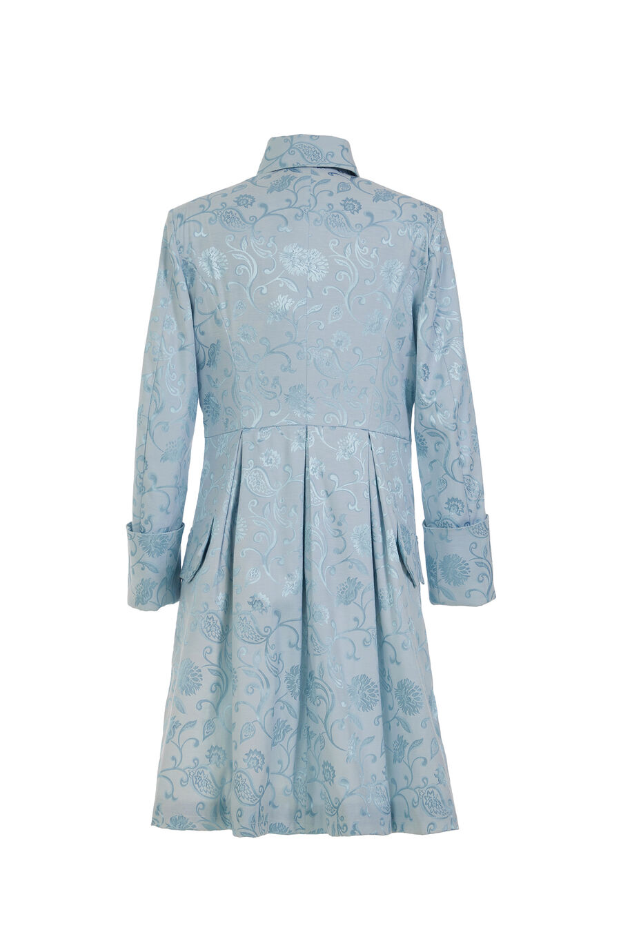 Historischer Mantel hellblau  XL   Gr.52/54 deluxe