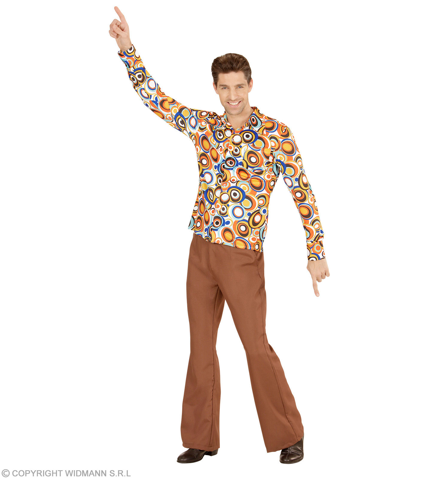 Groovy 70er Jahre Hemd L/XL