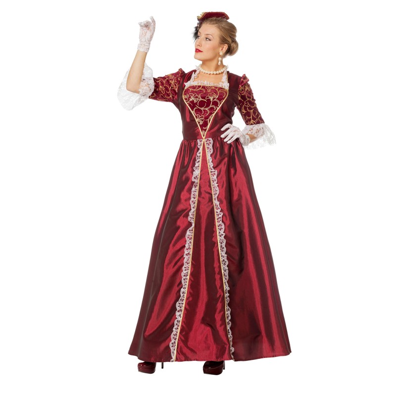 Kleid Marquise weinrot Gr. 42