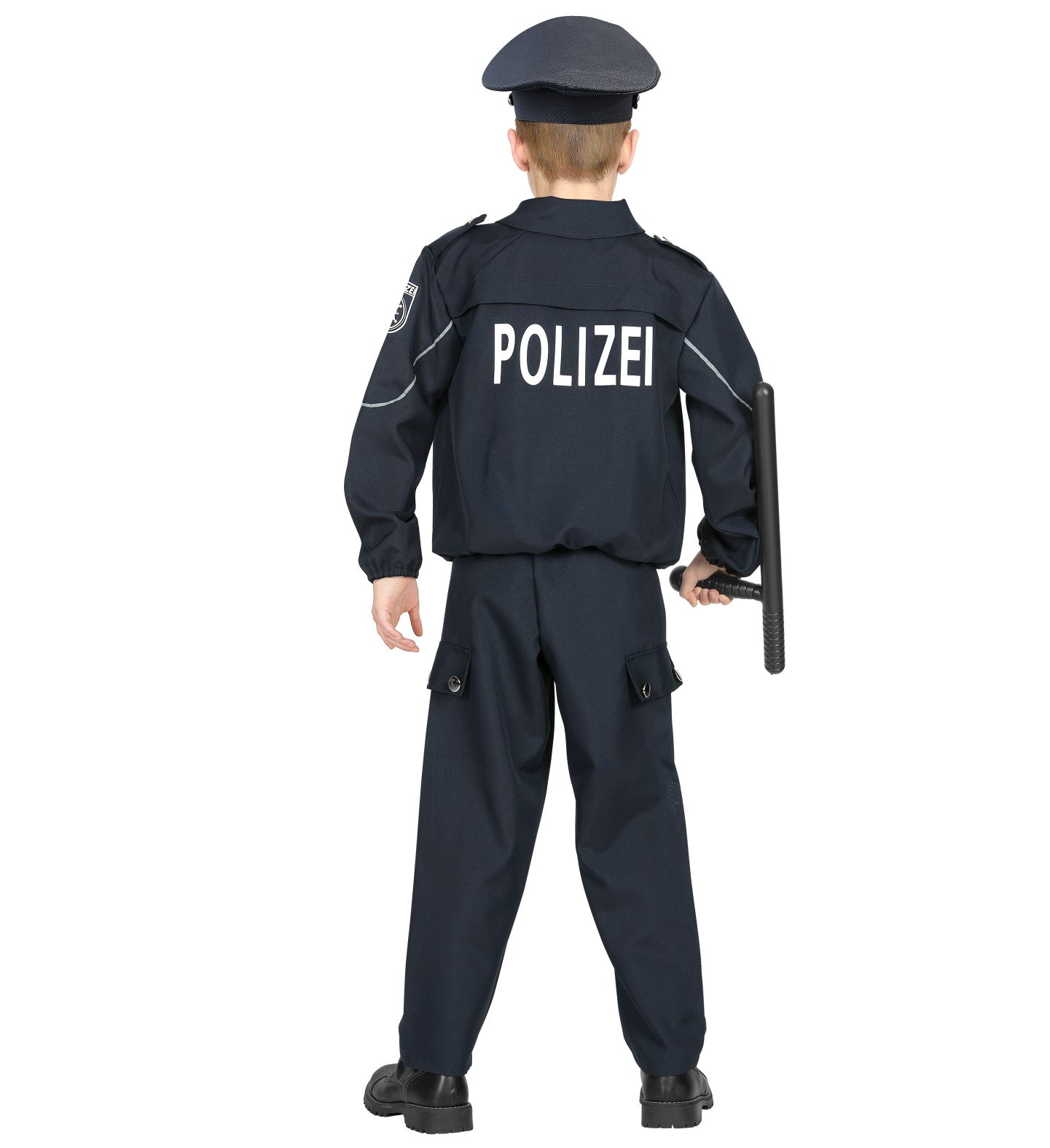 Polizei Jack, Hose und Mütze für Kinder Größe 128