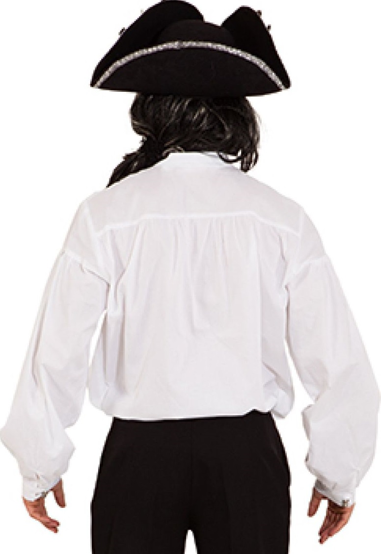 Historisches Hemd Gr. 46/48 mit Stehkragen