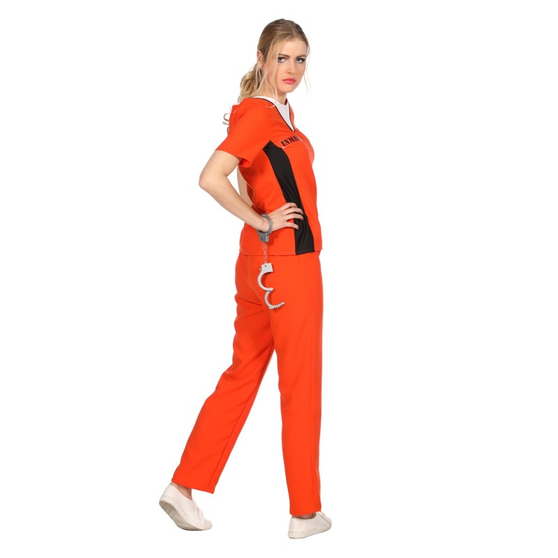 Damen Sträfling orange Gr. 36  Oberteil u.Hose