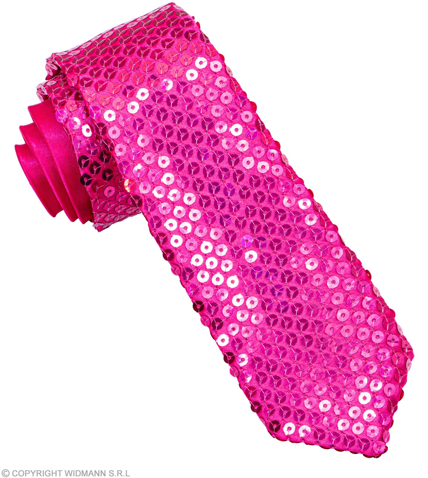Krawatte pink Pailetten