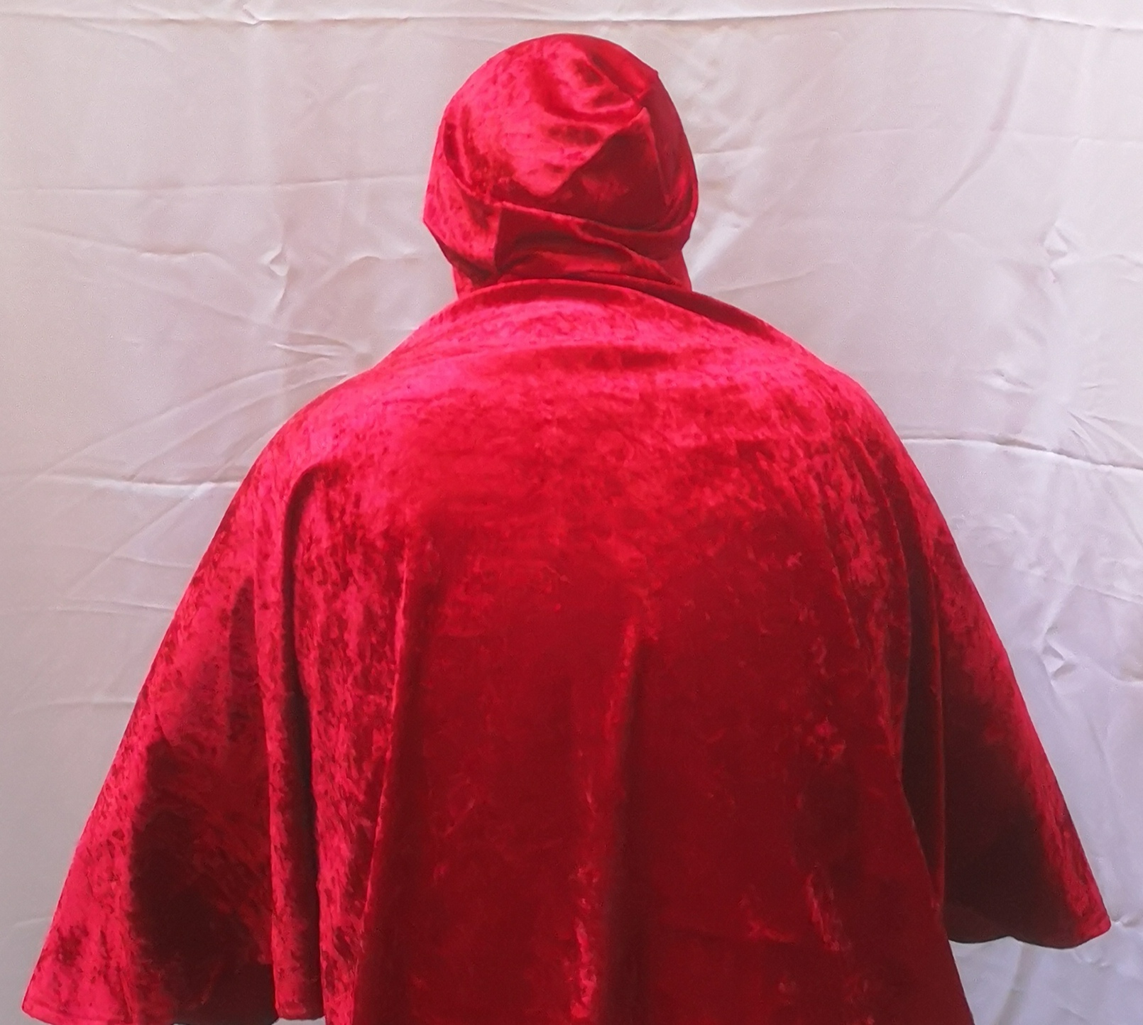 Rotkäppchen Umhang velour  f. Erwachsene