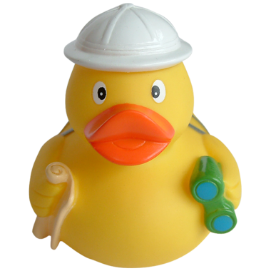 Globetrotter Reise Badeente  8cm