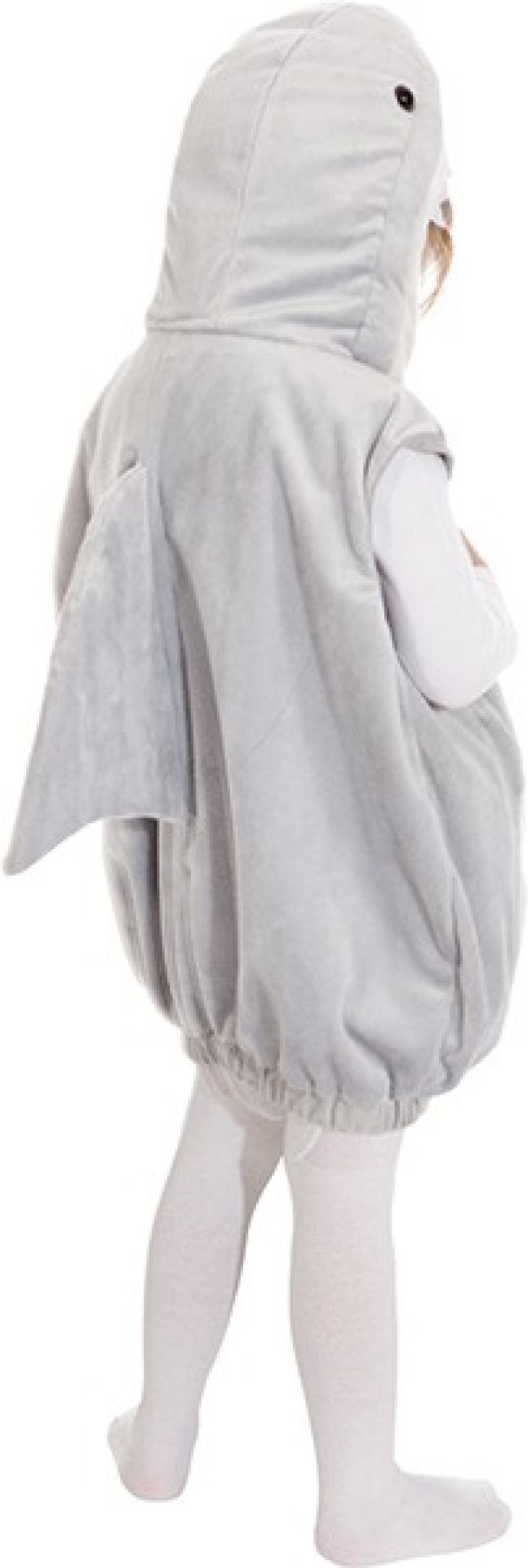 Hai Weste mit Kapuze Größe 116/128  grau