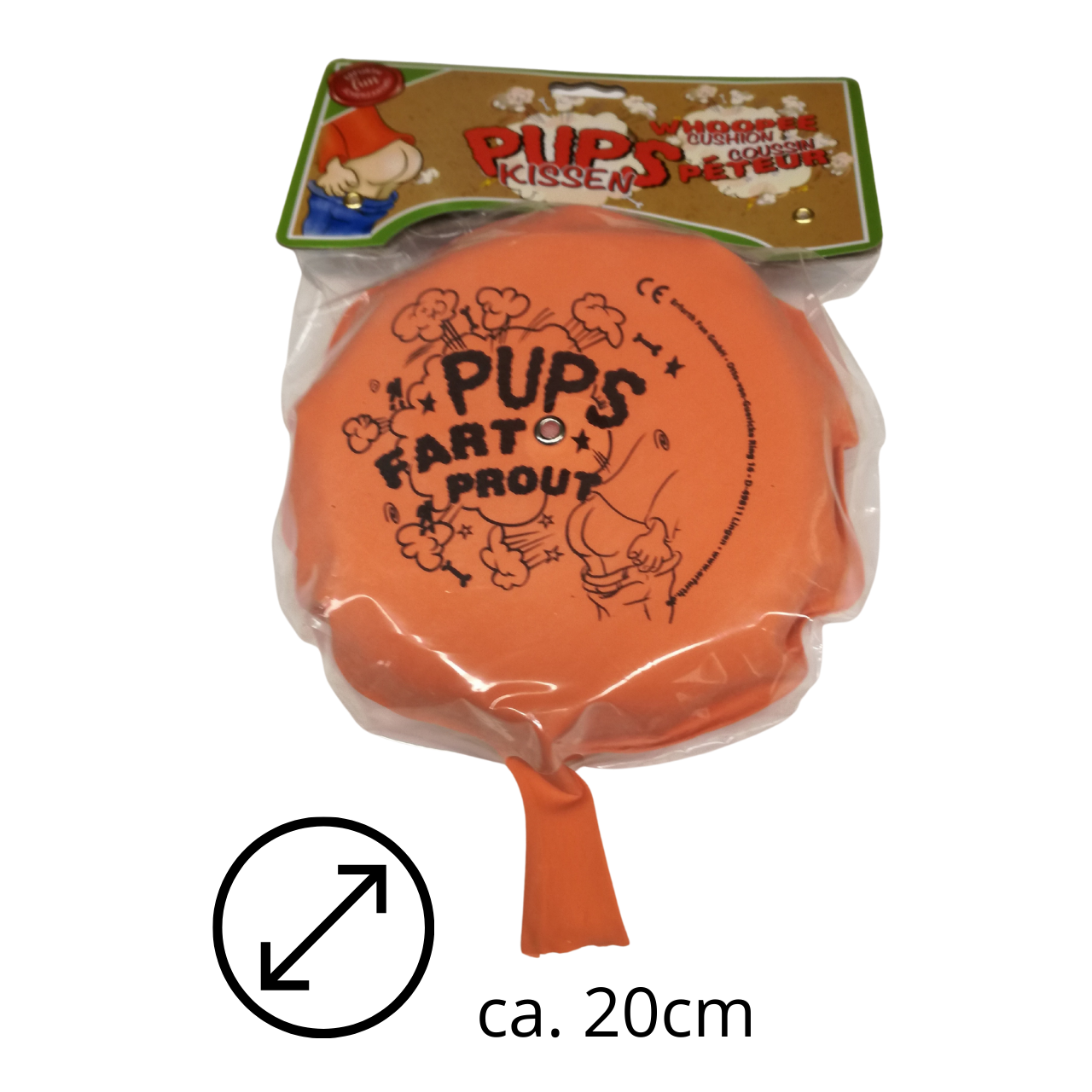 Pups Kissen groß selbstaufblasend